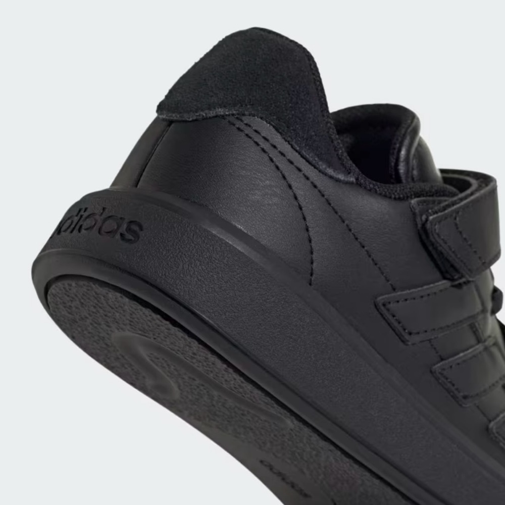 NEW Size 12.5K Black Adidas Courtblock EL C Sneakers - Boys or Girls Kid Shoes - Picture 3 of 8